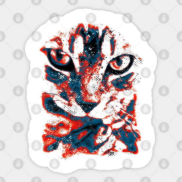 Cat Funny Gift Idea Sticker by Lionstar